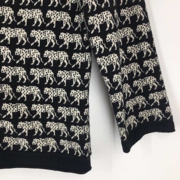 RACHEL ROY Lion Print Cardigan Size Medium - Picture 3 of 8